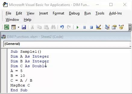 visual basic dim as|VBA Data Types: How to Declare (Dim) and Set VBA Variables .